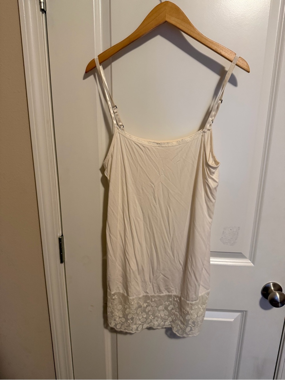Matilda Jane Cream Lace-Hem Camisole